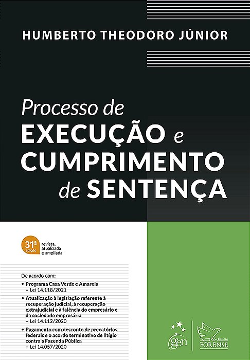 Livro Processo De Execucao E Cumprimento De Sentenca - Theodoro junior