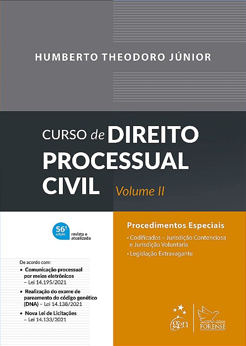 Livro Curso de Direito Processual Civil - Vol. 2 - Theodoro Junior