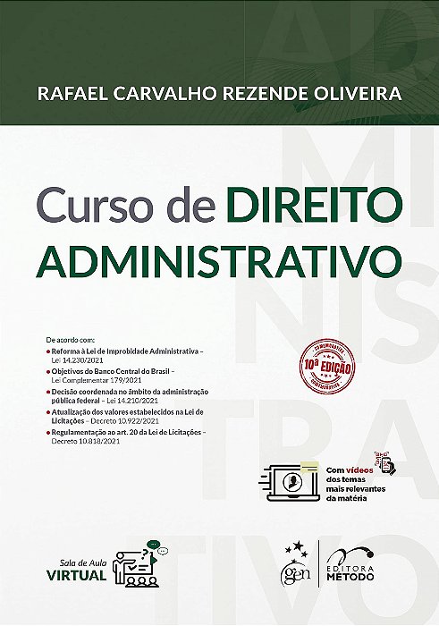 Livro Curso de Direito Administrativo - Oliveira