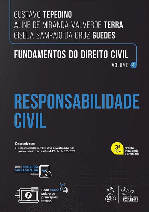 Livro Fundamentos do Direito Civil: Responsabilidade Civil - Vol. 4 - Tepedino/terra/guede
