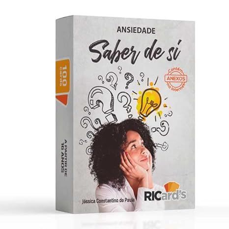 Baralho Saber de Si: 100 Perguntas para Compreender a Ansiedade - Paula - RIC Jogos