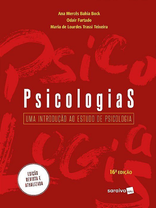 Livro Psicologias Uma Introdução ao Estudo da Psicologia