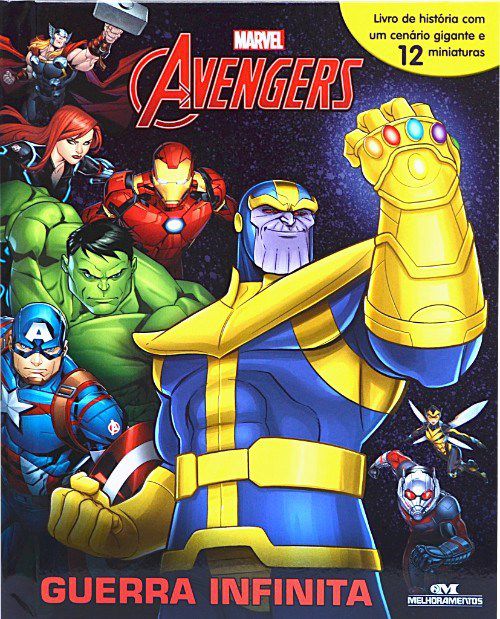 Livro Avengers - Guerra Infinita - Disney