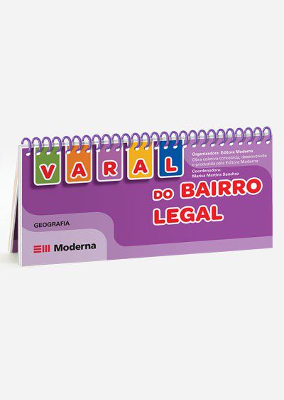 Livro Varal do Bairro Legal - Moderna