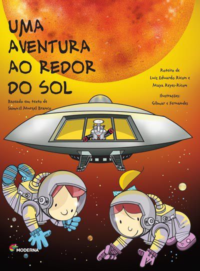 Livro Aventura ao Redor do Sol, Uma - Hq Na Escola - Branco/reyes-ricon/r
