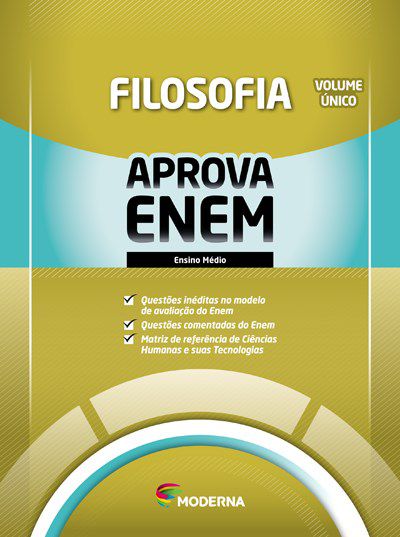 Livro Caderno Aprova Enem Filosofia - Volume Único - Moderna