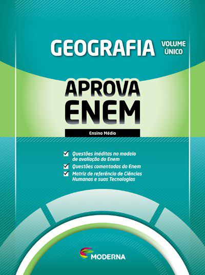 Livro Aprova Enem Geografia - Ensino Médio - Moderna