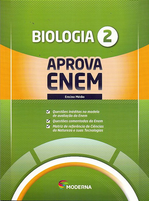 Livro Caderno Aprova Enem - Biologia 2 ano - Moderna