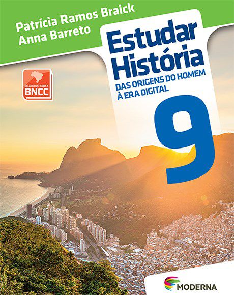 Livro Estudar Historia Das Origens Do Homem A Era Digital 9 - Braick/barreto