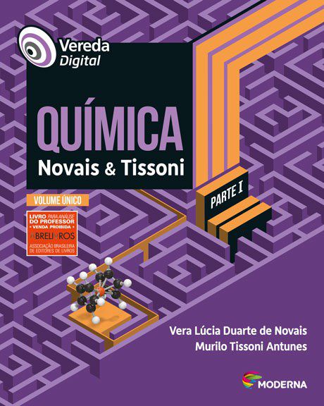 Livro Vereda Digital: Química Novais e Tissoni - Vol Único - Novais - Moderna