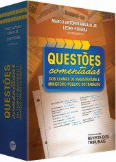 Livro Questoes Comentadas dos Exames de Magistratura e Ministerio Publico do trab - Araujo Junior/barros