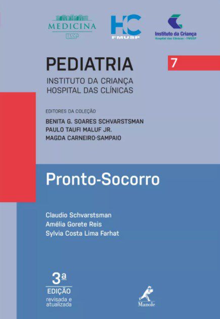 Livro Pronto-socorro Pediatria 7 Instituto Da Crianca Fmusp - Schvartsman