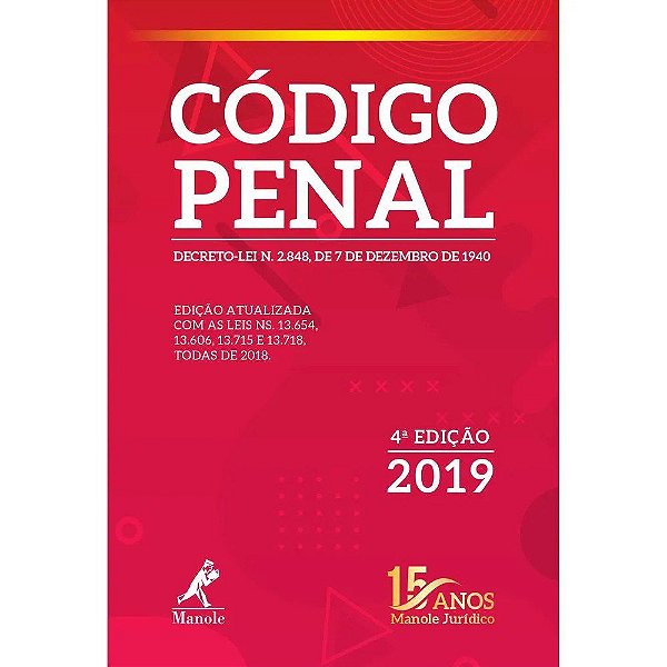 Livro Código Penal - Manole