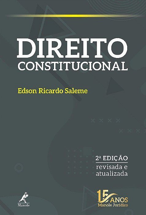 Livro Direito Constitucional - Saleme - Manole