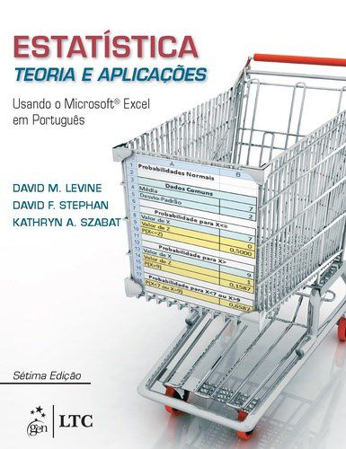Livro Estatística:  Teoria e Aplicações Usando Ms Excel em Português