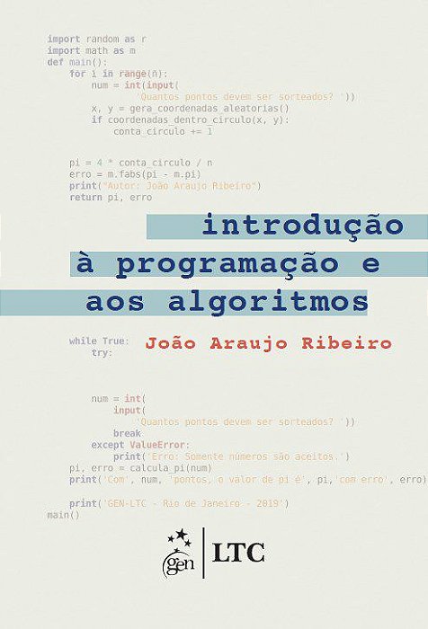 Livro Introdução a Programação e Aos Algoritmos