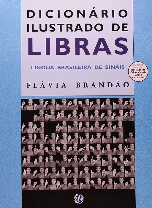 Livro Dicionário ilustrado de libras - Brandão - Global