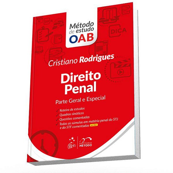 Livro Direito Penal - Parte Geral e Especial - Serie: Metodo de Estudo Oab - Rodrigues