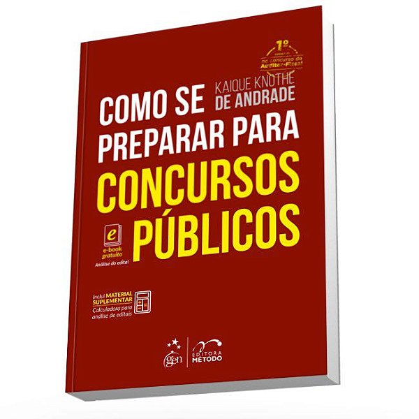 Livro Como se Preparar para Concursos Publicos - Andrade