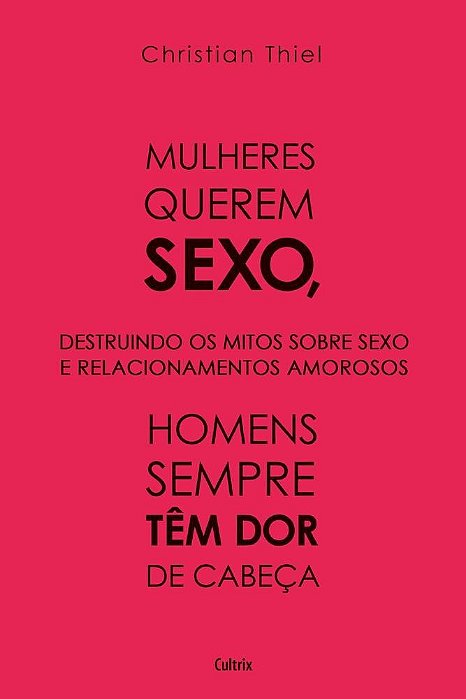Livro Mulheres Querem Sexo, Homens Sempre Tem Dor de Cabeça - Christian
