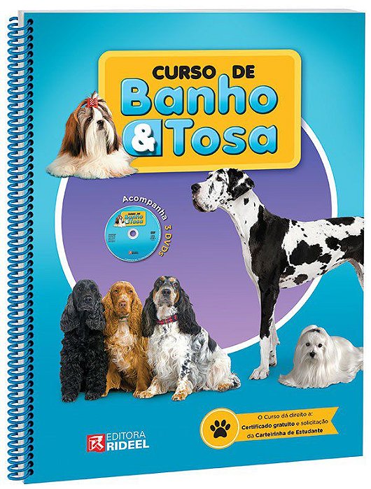 Livro Curso de Banho e Tosa - Instituto Universal Brasileiro