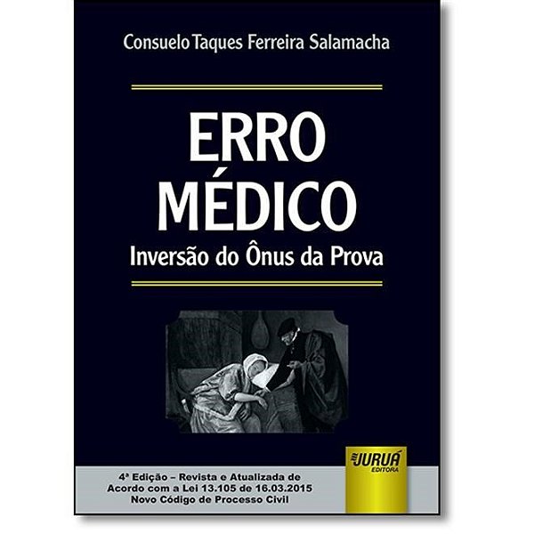 Livro Erro Médico Inversão do Ônus da Prova - Salamacha - Juruá