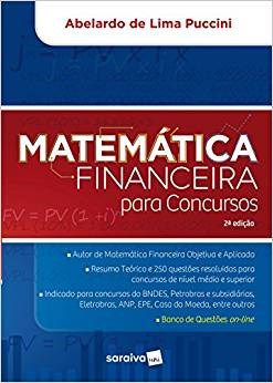 Livro Matemática Financeira para Concursos - Puccini - Saraiva