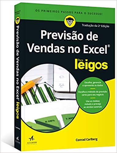 Livro Previsao de Vendas No Excel para Leigos - Carlberg