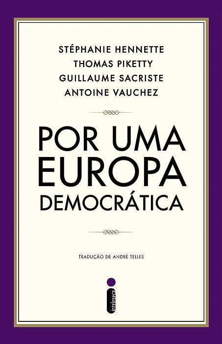 Livro Por Uma Europa Democratica - Intrinseca