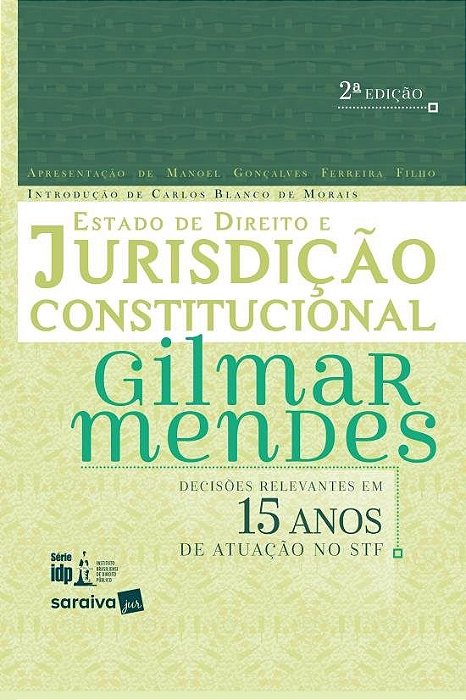 Livro Estado de Direito e Jurisdicao Constitucional - Mendes