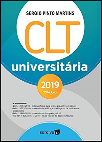 Livro Clt Universitaria - Saraiva