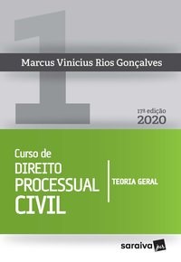 Livro Curso de Direito Processual Civil Vol 1 - 17ª edição de 2020 - Gonçalves 17º edição