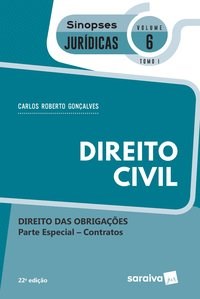 Livro Direito Civil - Direito das Obrigacoes - Vol. 6 - Tomo I - Goncalves