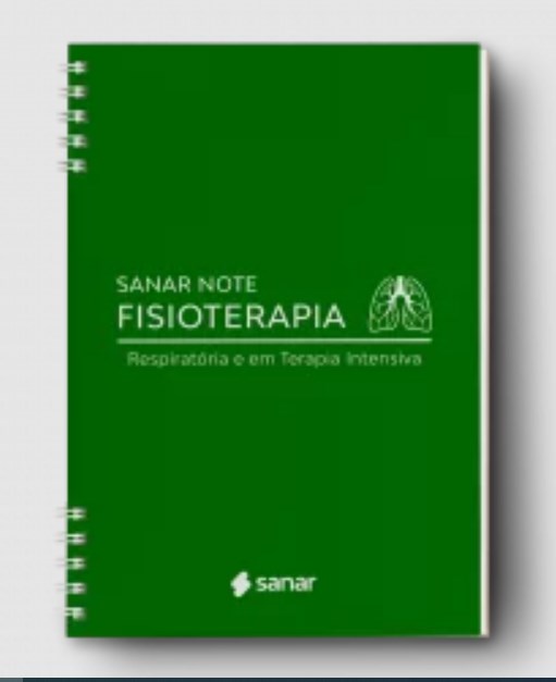 Livro Sanar Note Fisioterapia Respiratoria e em Terapia Intensiva - Editora Sanar