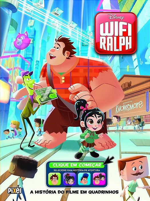 Livro Wifi Ralph - a Historia do Filme em Quadrinhos - Disney