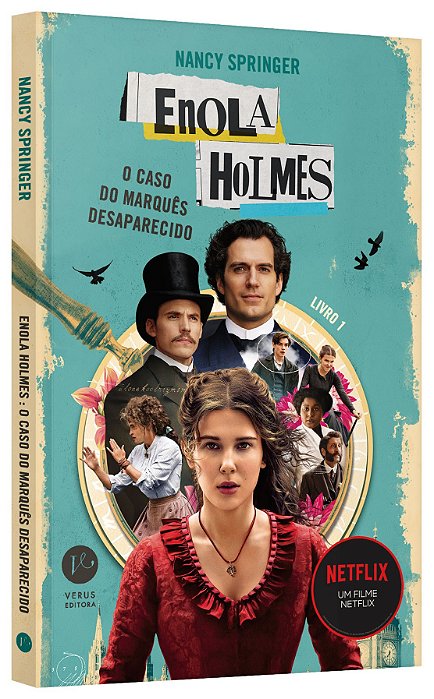 Livro Enola Holmes - Springer - Record