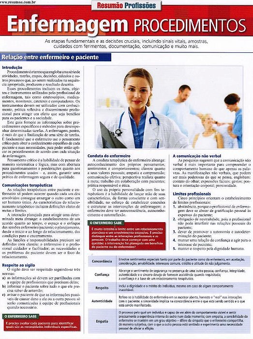 Livro Resumão Enfermagem Procedimentos - Raines