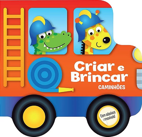 Livro Criar e Brincar - Caminhoes -