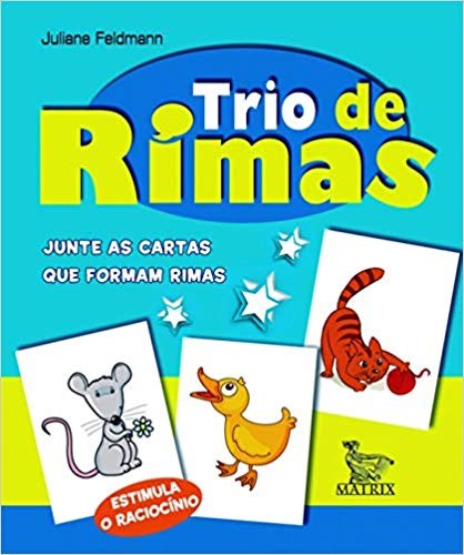 Livro Trio de Rimas - Juntes as Cartas Que Formam Rimas - Fedmann