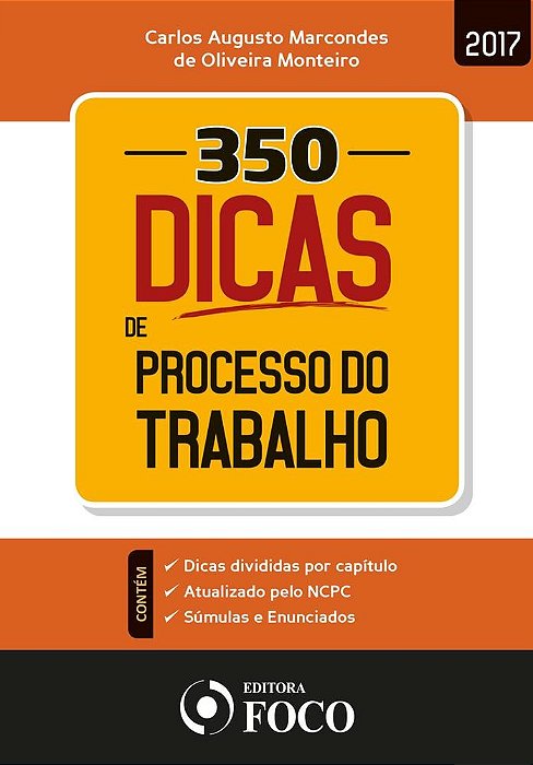 Livro 350 Dicas de Processo do Trabalho