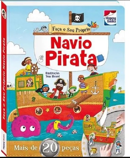 Livro Faca e Brinque: Navio Pirata - Igloo Books Ltd