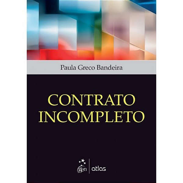 Livro Contrato Incompleto: Bandeira