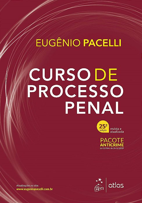 Livro Curso De Processo Penal - Pacelli