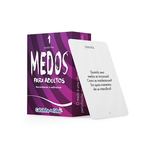 Caixinha Medos Para Adultos - Idea Jogos