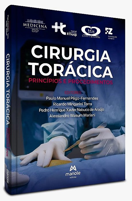 Livro  Cirurgia Torácica: Pricípios e Procedimentos HC-FMUSP