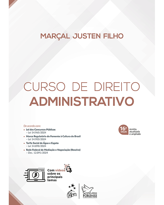 Livro Curso de Direito Administrativo  Justen Filho
