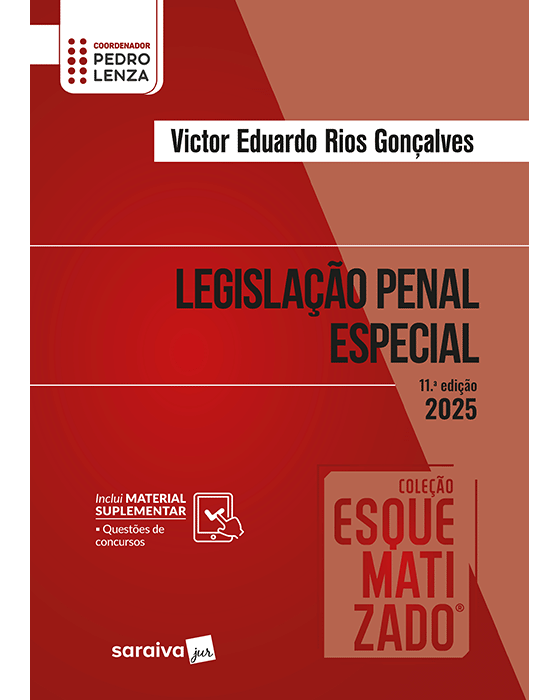 Livro Coleção Esquematizado  Legislação Penal Especial Gonçalves