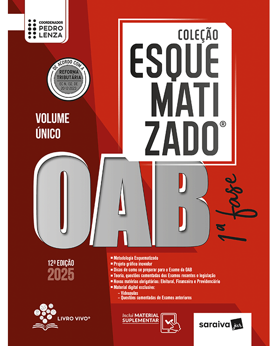 Livro Coleção Esquematizado: OAB 1ª Fase Gonzaga