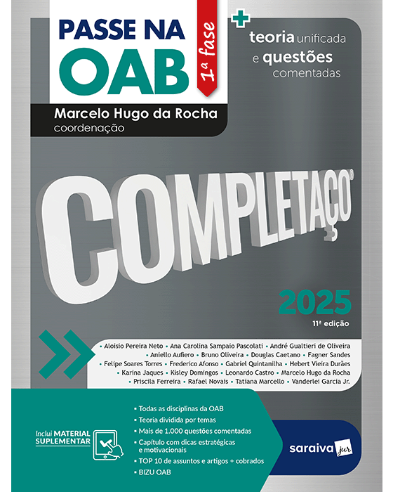Livro Passe Na OAB 1ª Fase Da Rocha