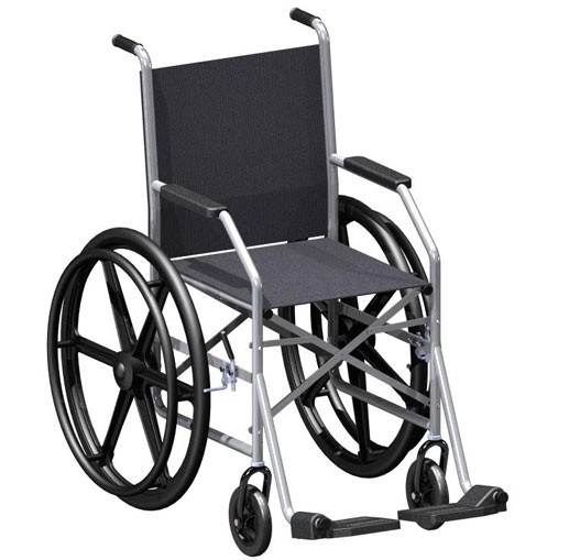Cadeira de rodas Jaguaribe 1009 pneu maciço